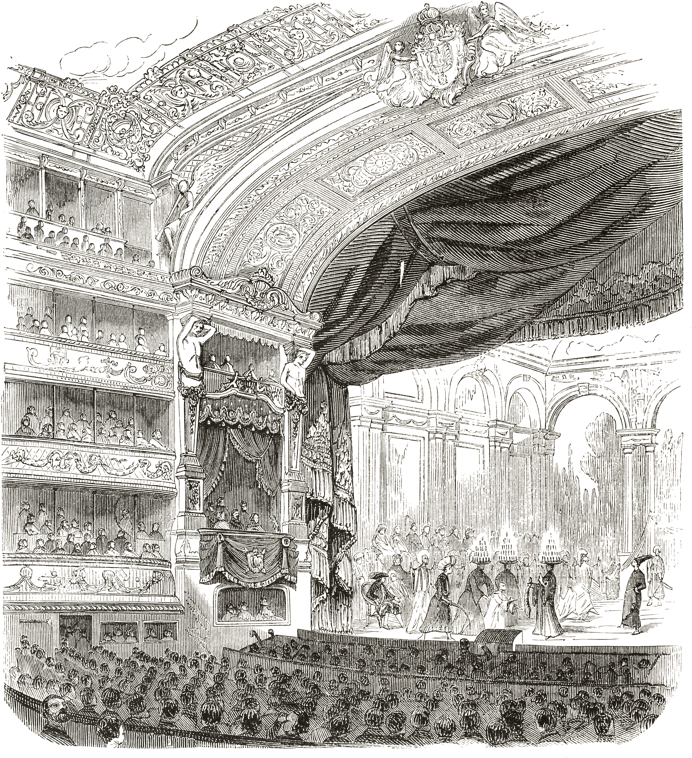 Illustration of a Victorian Theatre